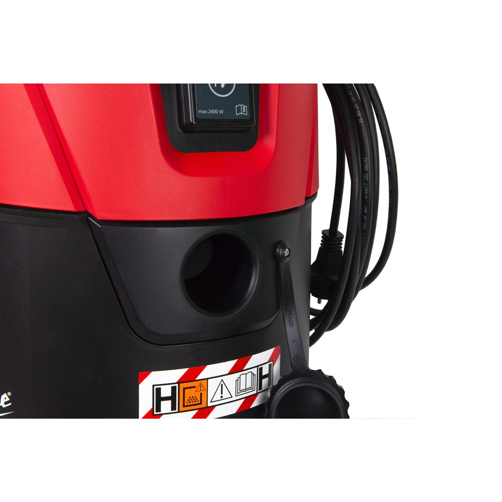MILWAUKEE® AS2-250EH bouwstofzuiger 25 LITER H-KLASSE