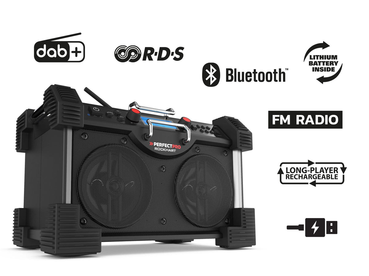 PerfectPro Rockhart RH4 - Bluetooth - DAB+